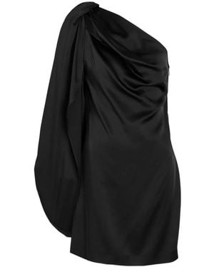 Stella McCartney Kleedjes ,Zwart ,Gekreelde Mini Jurk