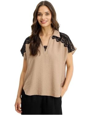 iN FRONT Overhemden ,Blouses & Shirts - Naturel
