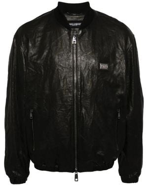 Dolce & Gabbana Bomber Jackets - Black