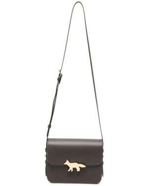 Maison Kitsuné Cross Body Bags - White