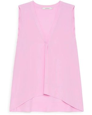 Maliparmi Sleeveless Tops - Pink