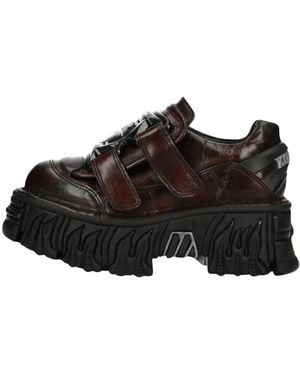 New Rock Laced Shoes - Negro