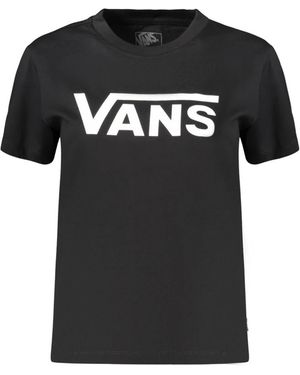 Vans Tops ,Zwart ,Katoen Flying V Crew Tee