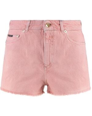 Dolce & Gabbana Denim Shorts - Pink