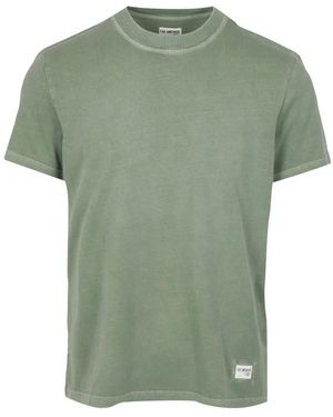 Fay Tops ,Groen ,Katoen T-Shirt
