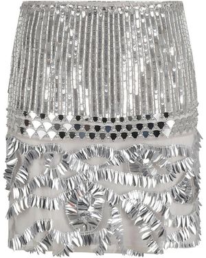 Alberta Ferretti Short Skirts - Grigio