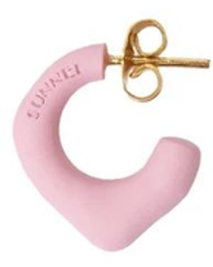 Sunnei Single Gemetalliseerde Oorbel - Roze