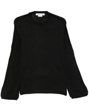 Comme des Garçons Rundhals-Pullover Mit Statement-Ärmeln - Schwarz