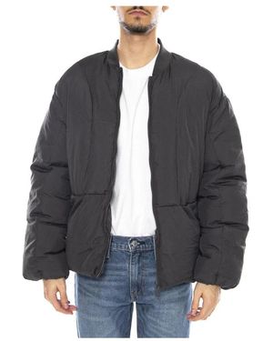 Only & Sons Jassen ,Zwart ,Leer Jeremy Puffer Bomber Jacket