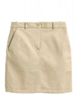 GANT Rokken ,Katoen Chino Rok - Naturel