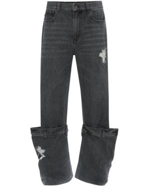 JW Anderson Straight Fit Jeans - Grey