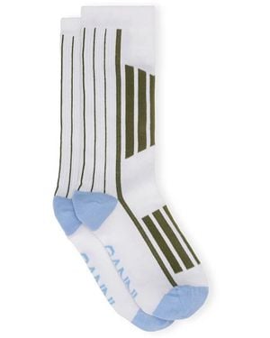 Ganni 4290 Sport Socken - Blau