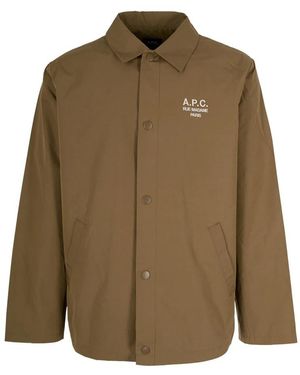 A.P.C. Light Jackets - Verde
