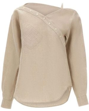 Coperni Overhemden ,Linnen Shirts - Naturel