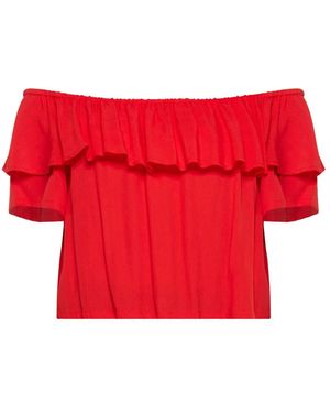 Tooche Rotes Top Für Damen, Lässig Und Bequem