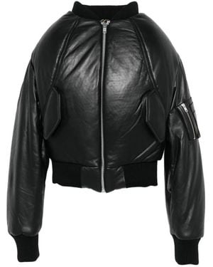 Duran Lantink Leather Jackets - Black