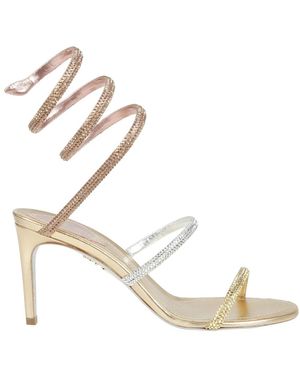 Rene Caovilla High Heel Sandals - Bianco