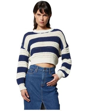 Silvian Heach Round-Neck Knitwear - Blauw
