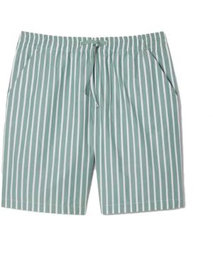 Lacoste Lässige Gestreifte Shorts - Blau