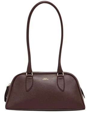 A.P.C. Shoulder Bags - Marrone