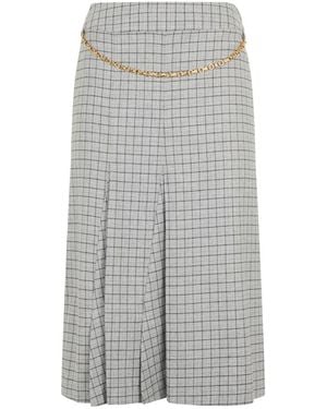 Malo Midi Skirts - Grey