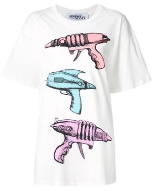 Jeremy Scott Tops ,Wit ,6001C Tee