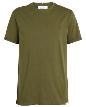 Les Deux Norregaard Contrast T-Shirt - Grün