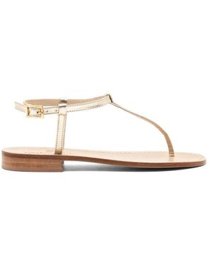 Paolo Ferrara Flat Sandals - Neutro