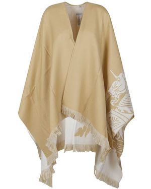 Burberry Jassen ,Wol Ekd Cape - Naturel