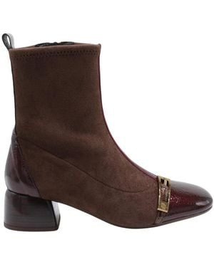 Hispanitas Heeled Boots - Brown