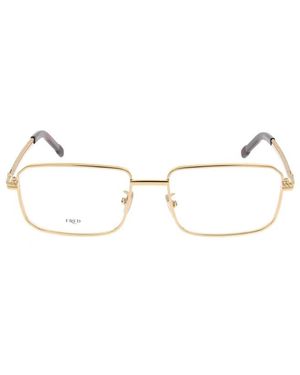 Fred Accessoires ,Geel ,Bril - Metallic