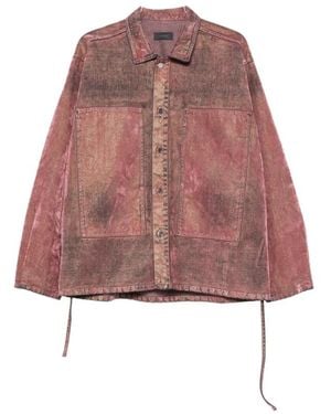 Haikure Denim Jackets - Red