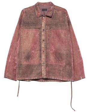 Haikure Denim Jacket - Rood