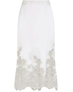 Ermanno Scervino Midi Skirts - White