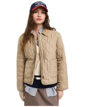 GANT Steppjacke Mit Gerippten Abschlüssen - Natur