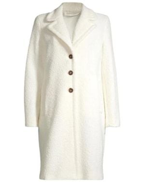 Marella Single-Breasted Coats - White