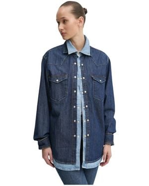 Desigual Denim Shirts - Blu