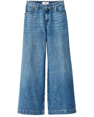 Ba&sh Stijlvolle Wide Jeans Voor Vrouwen - Blauw