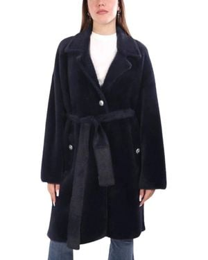 Pinko Belted Coats - Azul