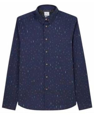 Paul Smith Hemd Mit Mehrfarbigem Kometenmuster - Blau