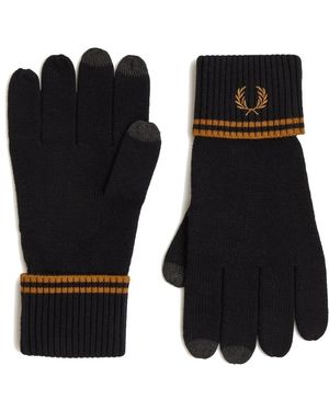 Fred Perry C3318 U12 Handschuhe - Schwarz