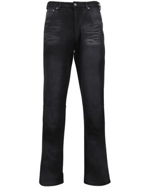 424 Leather Trousers - Negro