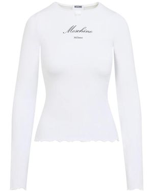 Moschino Long Sleeve Tops - White