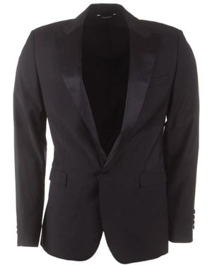 Dolce & Gabbana 1 Knopen Blazer - Zwart