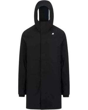 K-Way Thomas Long Jacket - Zwart