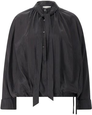 Dries Van Noten Overhemden ,Bruin ,Blouses - Zwart