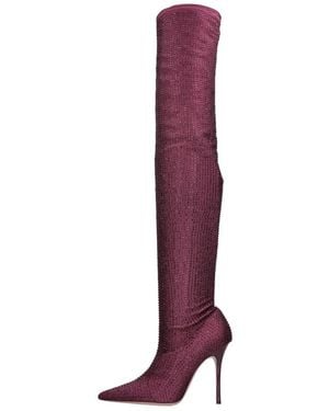 Gedebe Heeled Boots - Violet