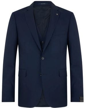 Tagliatore Jassen ,Blauw ,Wol Blazers