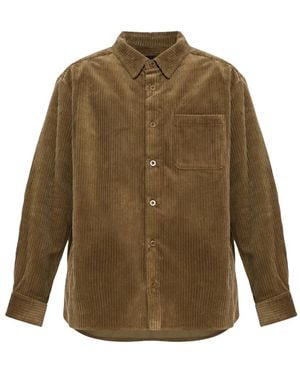 A.P.C. Malo Corduroy Shirt - Groen