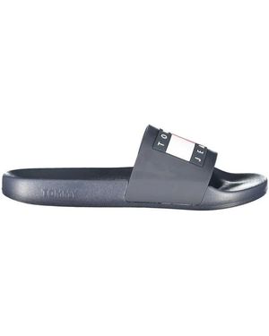 Tommy Hilfiger Blue Polyurethane Men's Slipper